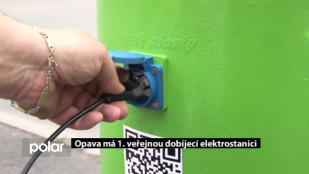 Opava má 1. veřejnou dobíjecí elektrostanici