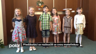 Předškoláci se rozloučili se svou mateřinkou