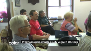 Přednáška připomněla osudy velkých zločinců