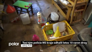 Toxi tým policie MS kraje odhalil letos 10 varen drog