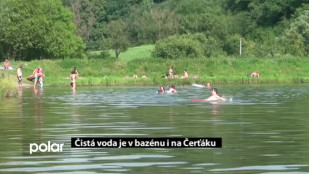 Čistá voda je v bazénu i na Čerťáku