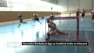 Hornická florbalová liga se tradičně hrála ve Stonavě