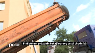 F-M během prázdnin čekají opravy cest i chodníků - rozšíření