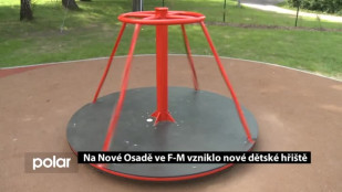 Na Nové Osadě ve F-M vzniklo nové dětské hřiště