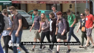 Frýdek-Místek navštívili studenti ze zahraničí