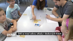 Děti se mezi sebou utkaly v deskových hrách