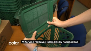 V Karviné rozdávají lidem košíky na bioodpad