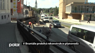 V Bruntále probíhá rekonstrukce plynovodů