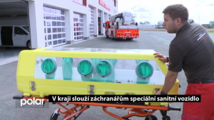 V kraji slouží záchranářům speciální sanitní vozidlo