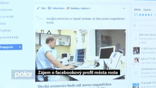 ​Zájem o facebookový profil města roste