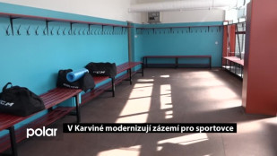 V Karviné vylepšují zázemí pro sportovce