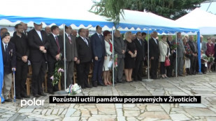 Pozůstalí uctili památku popravených v Životicích