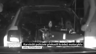 Karvinští policisté překazili krádež motocyklu