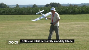 Děti z F-M se na letišti seznámily s modely letadel