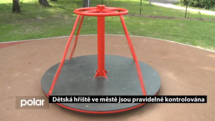 Dětská hřiště ve městě jsou pravidelně kontrolována