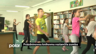 Prázdninovou knihovnu roztančila zumba