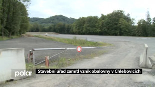 Stavební úřad zamítl vznik obalovny v Chlebovicích