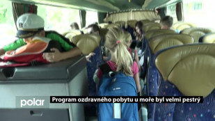 Program ozdravného pobytu u moře byl velmi pestrý