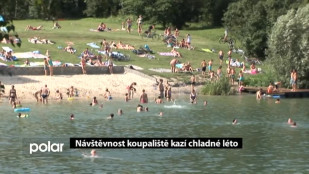 ​Návštěvnost koupaliště kazí chladné léto