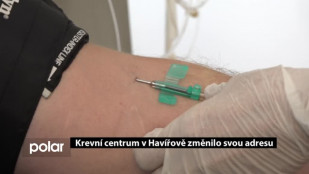 Krevní centrum v Havířově změnilo svou adresu