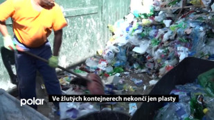 Ve žlutých kontejnerech nekončí jen plasty