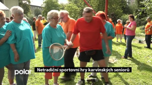 Netradiční sportovní hry karvinských seniorů