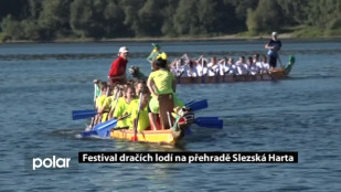 Festival dračích lodí na přehradě Slezská Harta