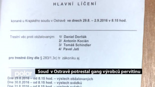 Soud v Ostravě potrestal gang výrobců pervitinu