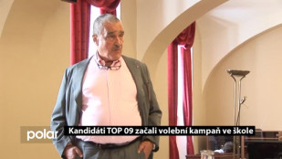 Kandidáti TOP 09 začali volební kampaň ve škole