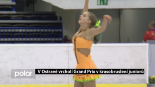 Juniorské Grand Prix krasobruslařů v Ostravě vrcholí