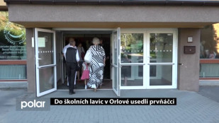 Do školních lavic v Orlové usedli prvňáčci