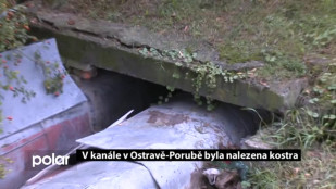 V kanále v Ostravě-Porubě byla nalezena kostra