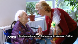 Obdivuhodné výročí Bohuslavy Strakošové - 103 let
