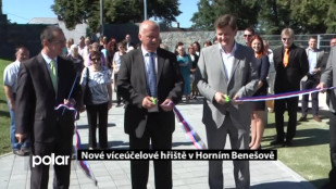 Nové víceúčelové hřiště v Horním Benešově