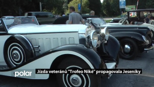 Jízda veteránů Trofeo Niké propagovala Jeseníky 