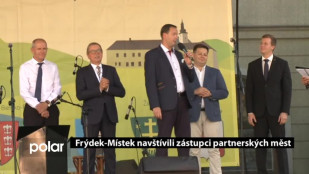 Frýdek-Místek navštívili zástupci partnerských měst