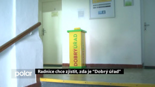 Radnice chce zjistit, zda je “Dobrý úřad”