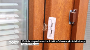 Policie dopadla muže, kteří v Orlové vykrádali domy