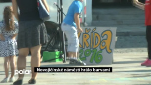 Novojičínské náměstí hrálo barvami