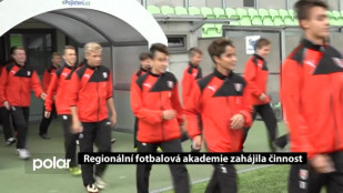 Regionální fotbalová akademie zahájila svou činnost