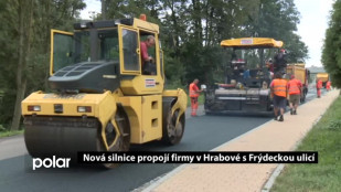 Nová silnice propojí firmy v Hrabové s Frýdeckou ulicí