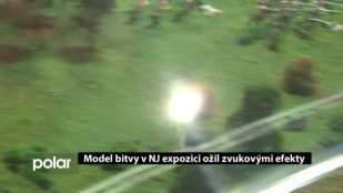 Model bitvy v NJ expozici ožil zvukovými efekty