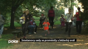 Smetanovy sady se proměnily v běžecký ovál