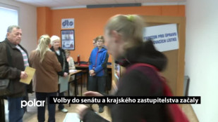 Volby do senátu a krajského zastupitelstva začaly