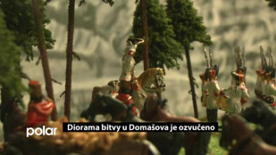 Diorama bitvy u Domašova je ozvučeno