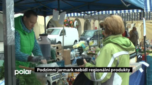 Podzimní jarmark nabídl regionální produkty