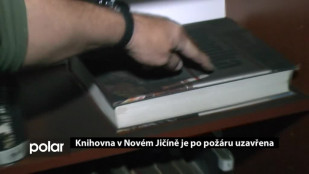 Knihovna v Novém Jičíně je po požáru uzavřena