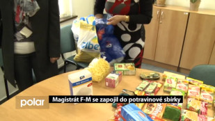 Magistrát F-M se zapojil do potravinové sbírky