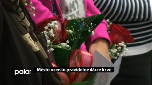 Město ocenilo pravidelné dárce krve