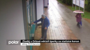 Zloděj v Orlové odcizil šperky za statisíce korun